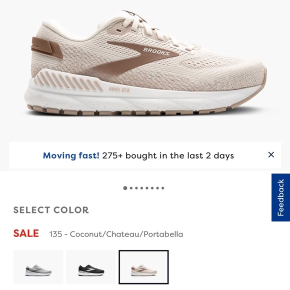 Brooks Women’s Ariel GTS 24 Running Shoes - Picture 2 of 8